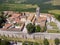 Aerial view of Motovun in Croatia