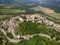 Aerial view of Motovun in Croatia