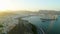 Aerial view of Mottrah Fort in Muscat, Oman