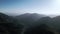 Aerial view of Mount Baldy, San Gabriel Mountains, California, USA