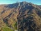 Aerial view at mount Denti della Vecchia on Colla valley near Lugano in Switzerland