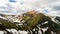 Aerial view of Mount Hoverla , Ukraine Carpathian mountains.