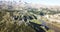 Aerial view of Mountain lakes and beautiful landscape, Lakes of Covadonga, Peaks of Europe