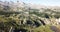 Aerial view of Mountain lakes and beautiful landscape, Lakes of Covadonga, Peaks of Europe