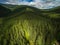 Aerial view of mountains