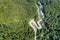 Aerial view of mountains of Carretera Austral Route - AysÃ©n, Chile