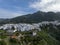 Aerial view of the municipality of Istan in the province of Malaga, Spain.