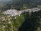 Aerial view of the municipality of Istan in the province of Malaga, Spain.