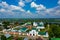 Aerial view of Murom Transfiguration monastery, Russia Vladimir region