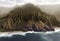 Aerial View of Na Pali Coast on Kauai island, Hawaii