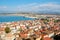 Aerial view of nafplio, greece