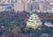 Aerial view Nagoya Castle