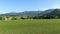 Aerial view of Napa Valley vineyard landscape