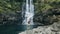 aerial view of Narnia Wailuku River Falls, big island