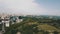 Aerial view . National Botanical Garden in Kyiv