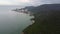 Aerial view national park Teluk Bahang