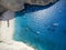 Aerial view of Navagio (Shipwreck) Beach in Zakynthos, Navagio B