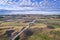 Aerial view of Nebraska Sandhills