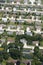 Aerial View Neighborhood Houses, Homes, Residences