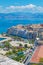 Aerial view from New fortress Kerkyra, Corfu island, Greece