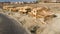 Aerial View of New Homes Construction Site with Tilt-Shift Blur