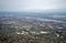 Aerial view of the New Jersey turnpike and Newark Liberty International Airport