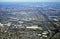 Aerial view of the New Jersey turnpike and Newark Liberty International Airport