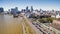 Aerial view of New Orleans skyline, Louisiana