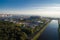 Aerial view of new stadium Zenit arena