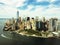 An aerial view of New York from a Helicopter