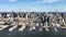 An aerial view of New York from a Helicopter