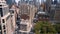 Aerial view of New York, Midtown Manhattan. Flatiron. Residental and business buildings from above