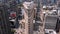 Aerial view of New York, Midtown Manhattan. Flatiron. Residental and business buildings from above