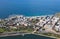 Aerial view of Newcastle CBD and Newcastle beach.