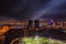 Aerial view Newly Develop Lusail City Skyline