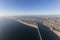 Aerial View of Newport Beach Balboa Bay in Southern California