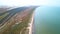 Aerial view, Ngorongoro crater, natron lake, Tanzania, Africa.