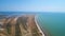 Aerial view, Ngorongoro crater, natron lake, Tanzania, Africa.