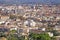 Aerial view of Nimes, France.