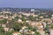 Aerial view of Nimes, France.