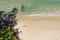 Aerial view of Noah Beach - Daintree - Queendland Australia