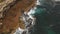 Aerial view of the north headland rocks Maroubra Beach