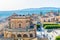 Aerial view of Noto including Palazzo Ducezio, Sicily, Italy