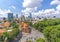 Aerial view Notre-Dame Cathedral Basilica beauty buildings