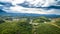 Aerial view of Nova IguaÃ§u mountain