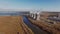 Aerial View of Nuclear Power Plant