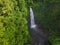 Aerial view of Nungnung waterfall in Bali