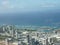 Aerial view of Oahu island hawaii USA