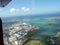 Aerial view of Oahu island hawaii USA