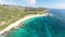 Aerial view of Oahu\'s South Shore towards Sandy Beach